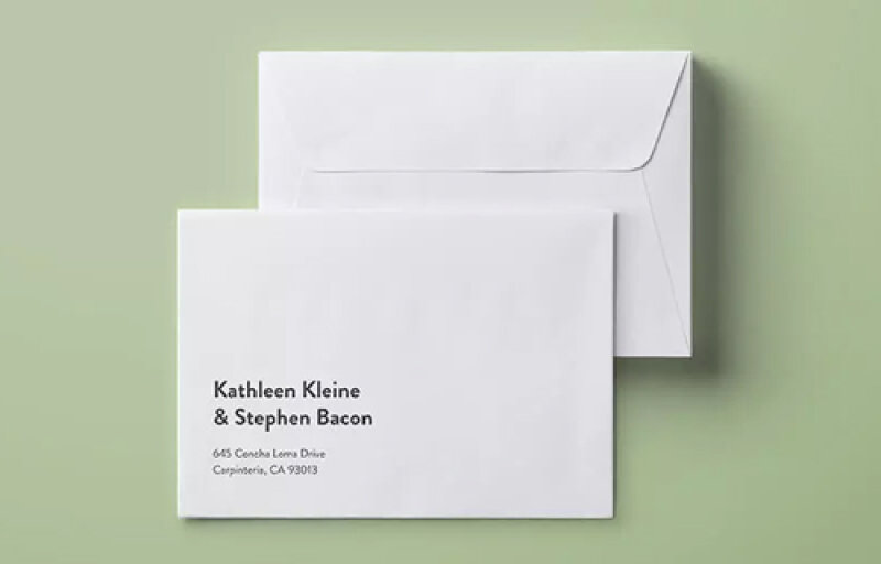 Печать на конвертах